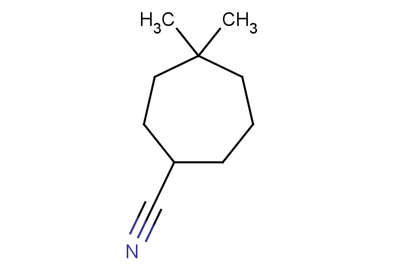 4,4-dimethylcycloheptane-1-carbonitrile