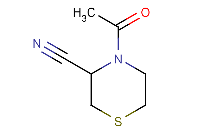 4-acetylthiomorpholine-3-carbonitrile
