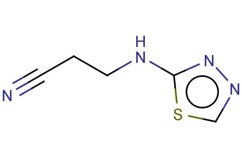3-[(1,3,4-thiadiazol-2-yl)amino]propanenitrile