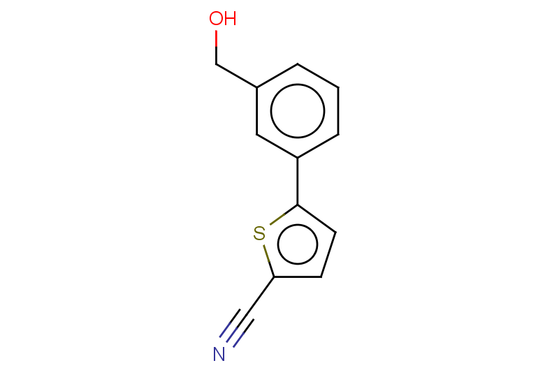 5-[3-(hydroxymethyl)phenyl]thiophene-2-carbonitrile