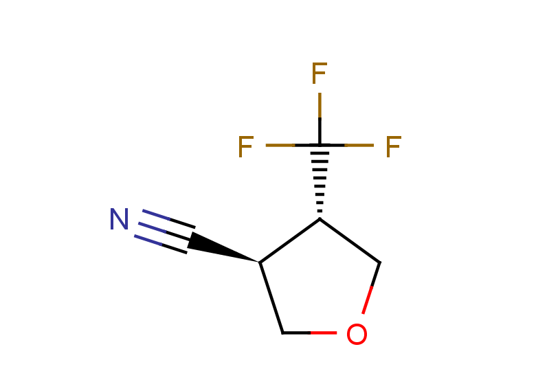 rac-(3R,4S)-4-(trifluoromethyl)oxolane-3-carbonitrile, trans