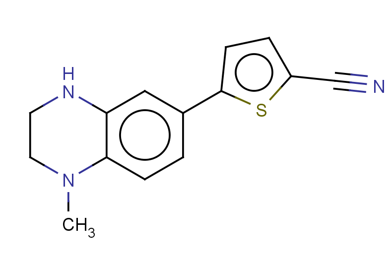 5-(1-methyl-1,2,3,4-tetrahydroquinoxalin-6-yl)thiophene-2-carbonitrile