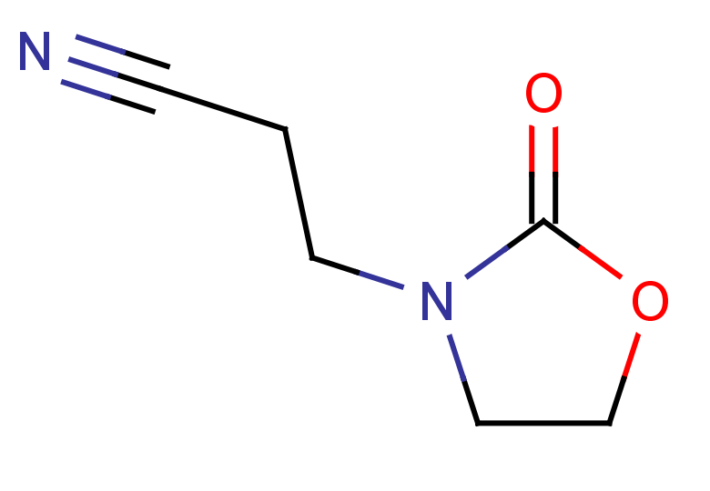 3-(2-oxo-1,3-oxazolidin-3-yl)propanenitrile