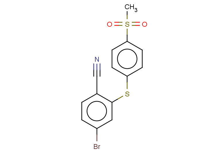 4-bromo-2-[(4-methanesulfonylphenyl)sulfanyl]benzonitrile