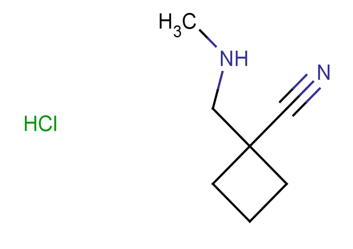 1-[(methylamino)methyl]cyclobutane-1-carbonitrile hydrochloride