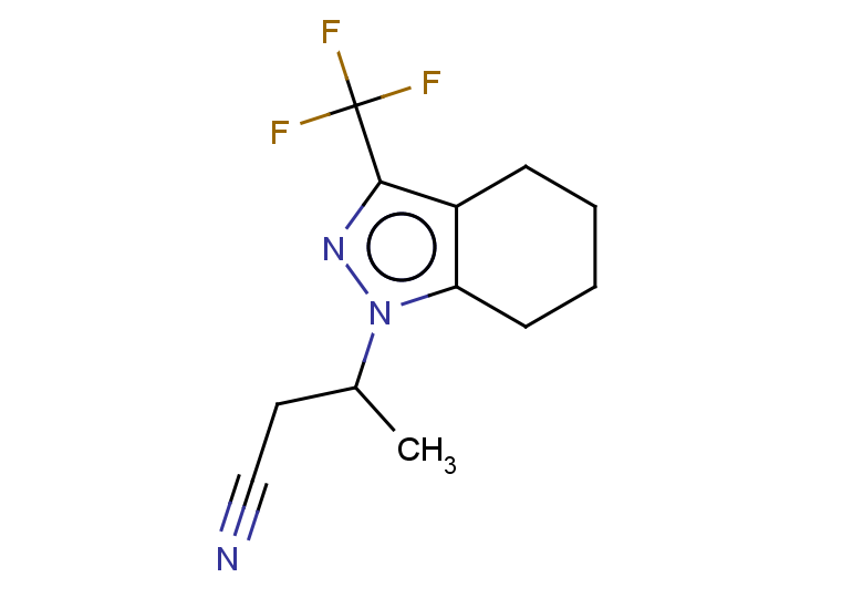 3-[3-(TRIFLUOROMETHYL)-4,5,6,7-TETRAHYDRO-1H-INDAZOL-1-YL]BUTANENITRILE
