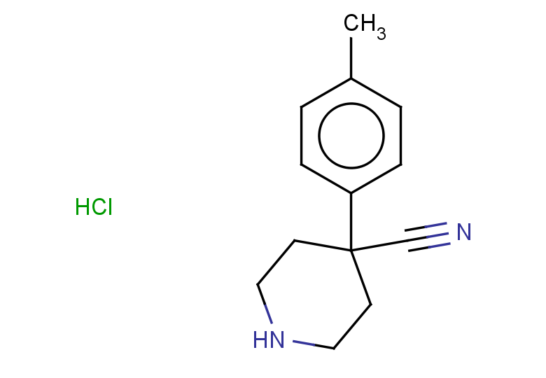 4-(4-methylphenyl)piperidine-4-carbonitrile hydrochloride
