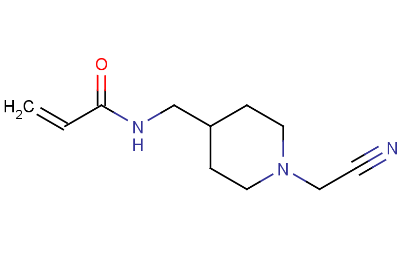 N-{[1-(cyanomethyl)piperidin-4-yl]methyl}prop-2-enamide