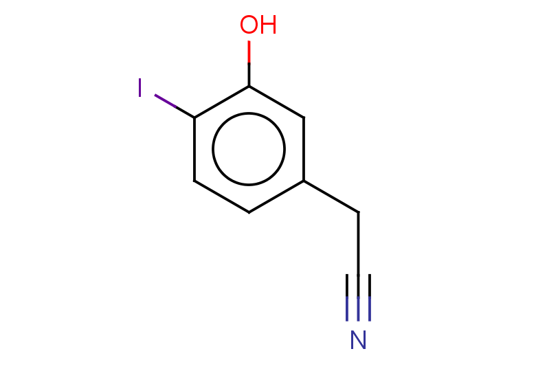2-(3-hydroxy-4-iodophenyl)acetonitrile