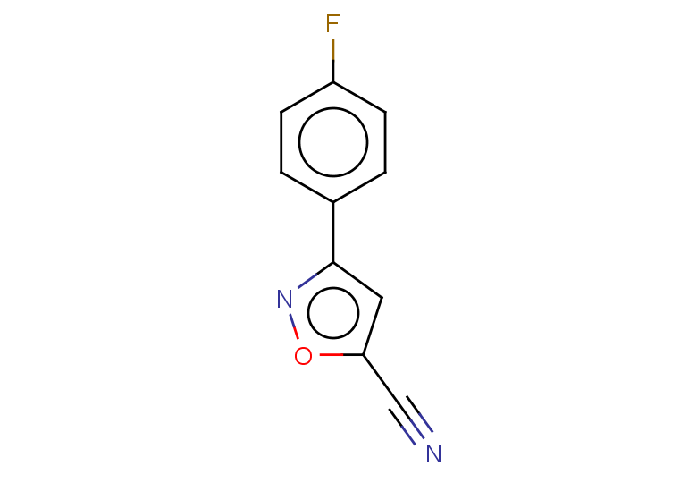 3-(4-fluorophenyl)-1,2-oxazole-5-carbonitrile