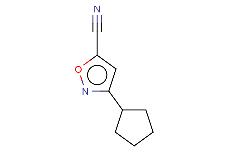 3-cyclopentyl-1,2-oxazole-5-carbonitrile
