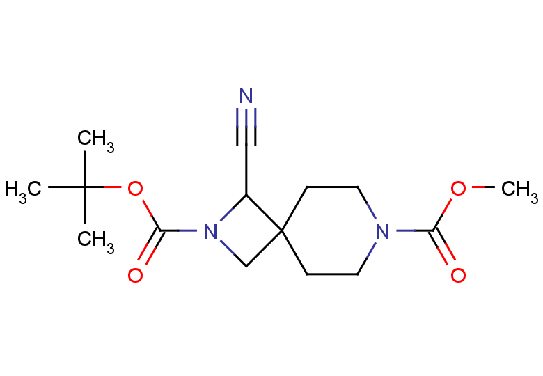 2-tert-butyl 7-methyl 1-cyano-2,7-diazaspiro[3.5]nonane-2,7-dicarboxylate
