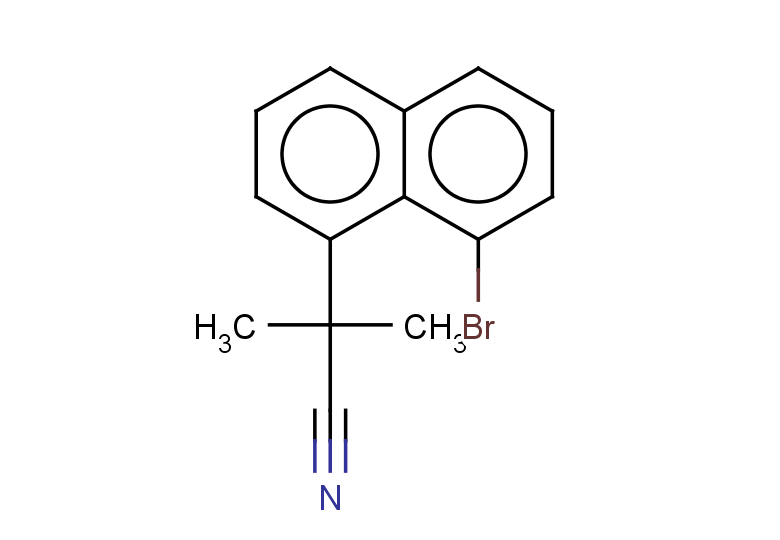 2-(8-bromonaphthalen-1-yl)-2-methylpropanenitrile