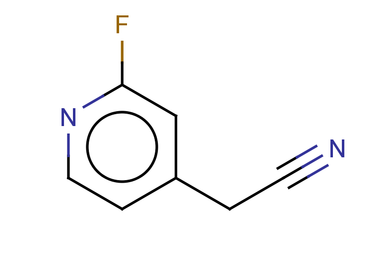 2-(2-fluoropyridin-4-yl)acetonitrile