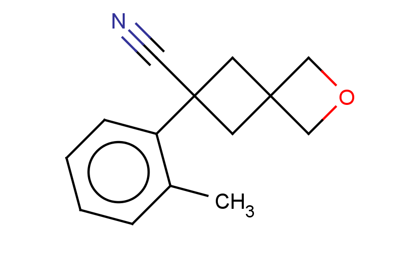 6-(2-methylphenyl)-2-oxaspiro[3.3]heptane-6-carbonitrile