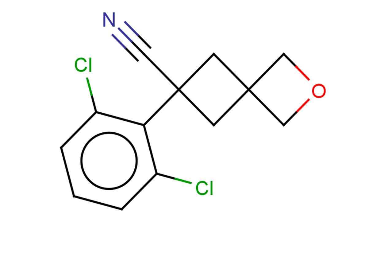 6-(2,6-dichlorophenyl)-2-oxaspiro[3.3]heptane-6-carbonitrile