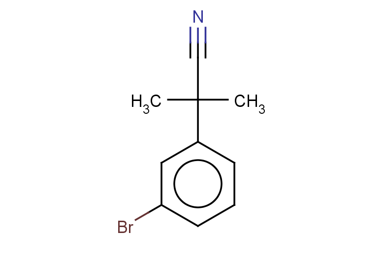 2-(3-bromophenyl)-2-methylpropanenitrile
