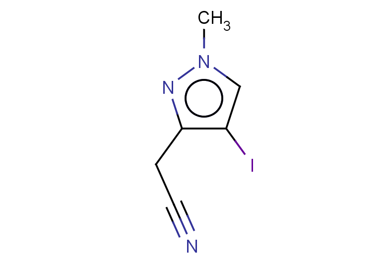 2-(4-iodo-1-methyl-1H-pyrazol-3-yl)acetonitrile