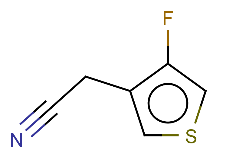 2-(4-fluorothiophen-3-yl)acetonitrile