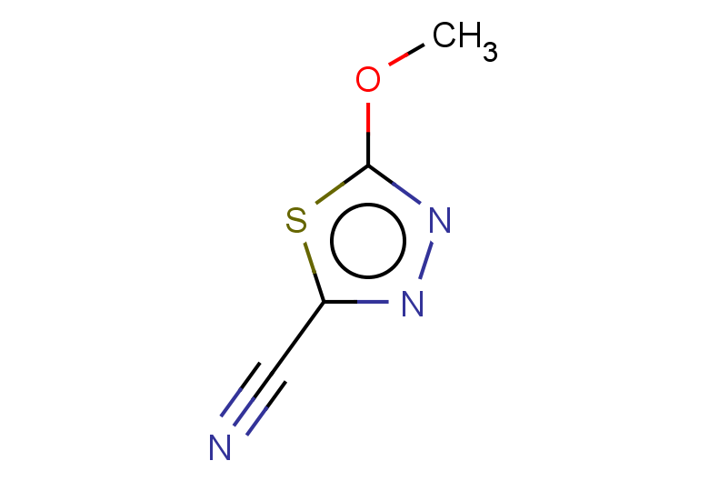 5-methoxy-1,3,4-thiadiazole-2-carbonitrile