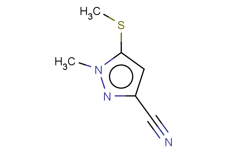 1-methyl-5-(methylsulfanyl)-1H-pyrazole-3-carbonitrile
