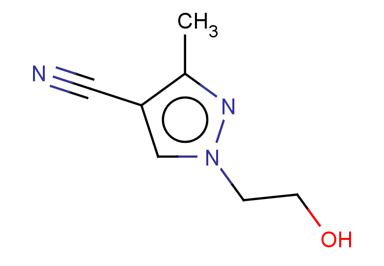 1-(2-hydroxyethyl)-3-methyl-1H-pyrazole-4-carbonitrile