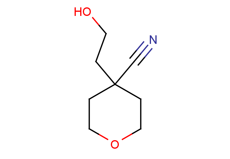 4-(2-hydroxyethyl)oxane-4-carbonitrile