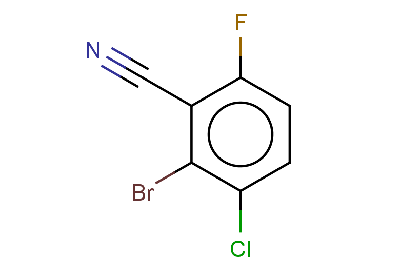 2-bromo-3-chloro-6-fluorobenzonitrile