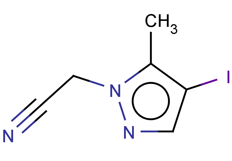 2-(4-iodo-5-methyl-1H-pyrazol-1-yl)acetonitrile