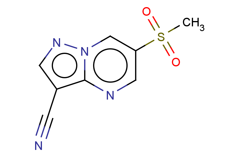 6-methanesulfonylpyrazolo[1,5-a]pyrimidine-3-carbonitrile