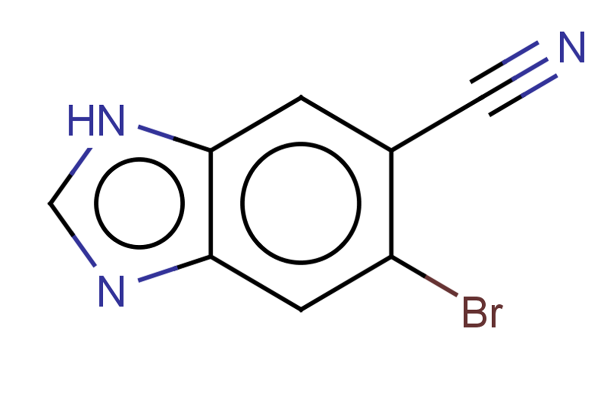 5-bromo-1H-1,3-benzodiazole-6-carbonitrile