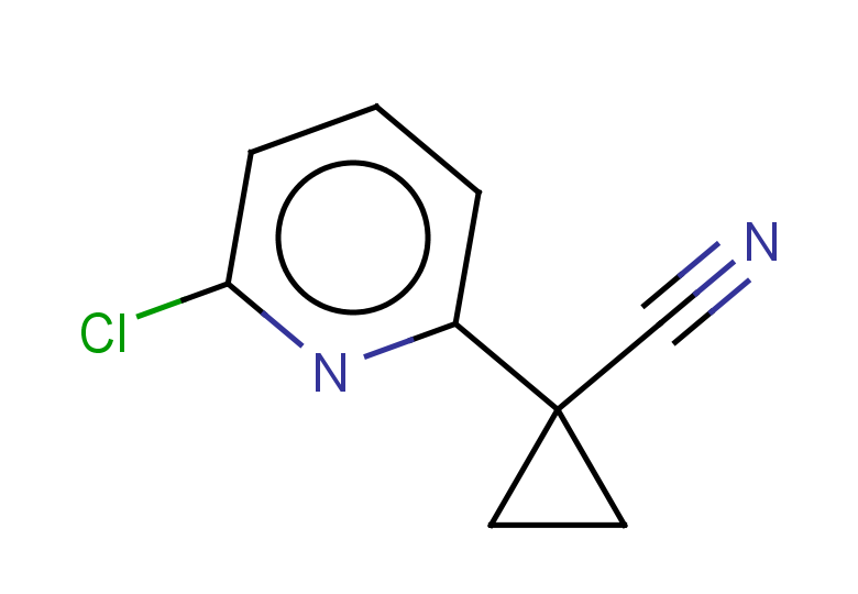 1-(6-chloropyridin-2-yl)cyclopropane-1-carbonitrile