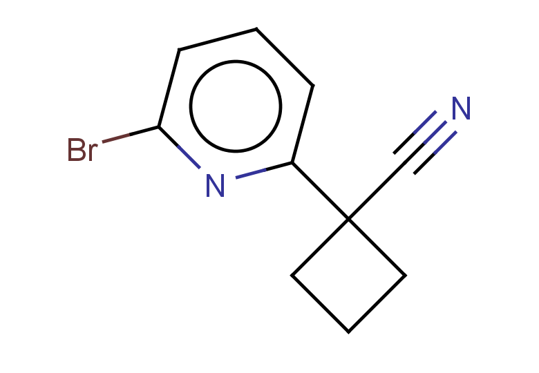 1-(6-bromopyridin-2-yl)cyclobutane-1-carbonitrile