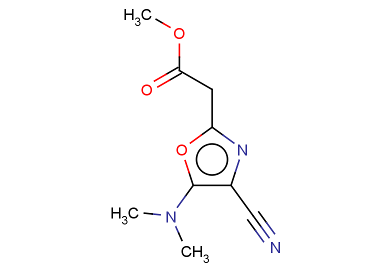 methyl 2-[4-cyano-5-(dimethylamino)-1,3-oxazol-2-yl]acetate