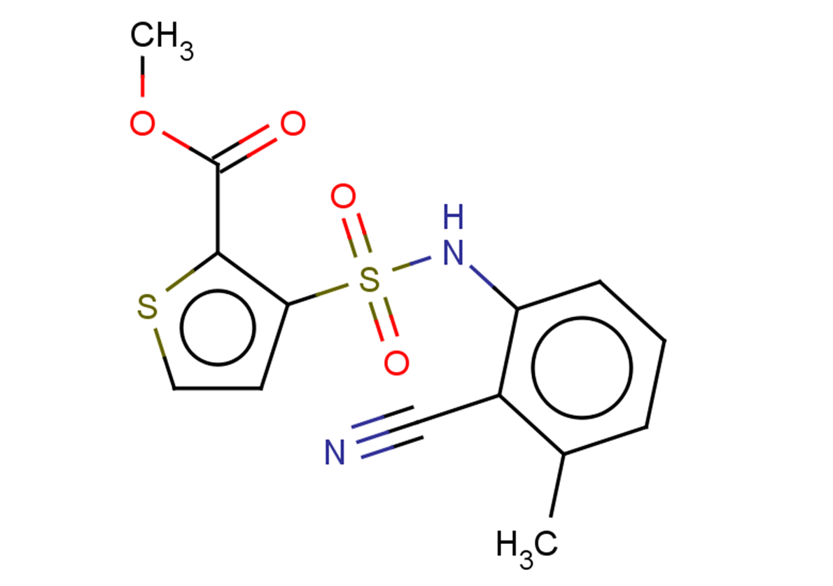 methyl 3-[(2-cyano-3-methylphenyl)sulfamoyl]thiophene-2-carboxylate