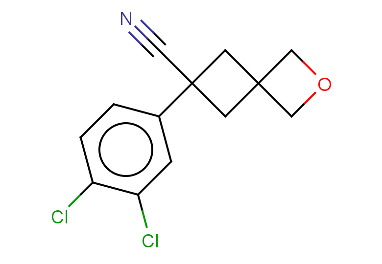 6-(3,4-dichlorophenyl)-2-oxaspiro[3.3]heptane-6-carbonitrile