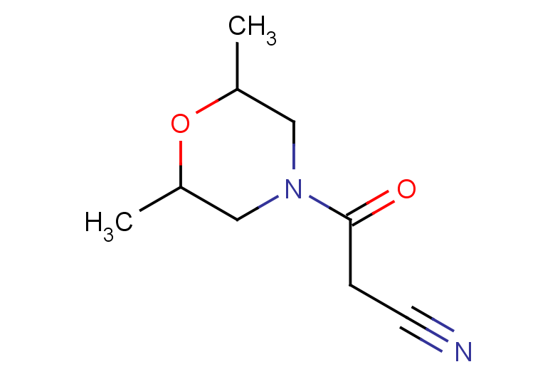 3-(2,6-dimethylmorpholin-4-yl)-3-oxopropanenitrile