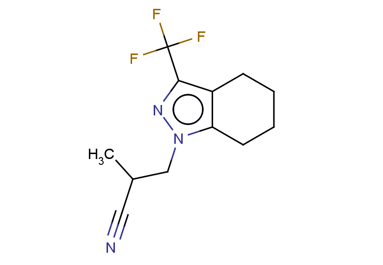 2-METHYL-3-[3-(TRIFLUOROMETHYL)-4,5,6,7-TETRAHYDRO-1H-INDAZOL-1-YL]PROPAN+