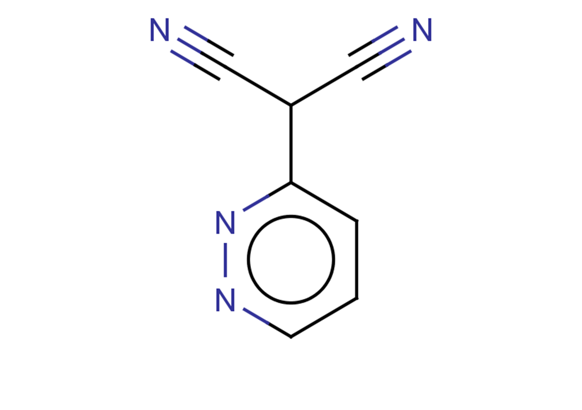 2-(pyridazin-3-yl)propanedinitrile