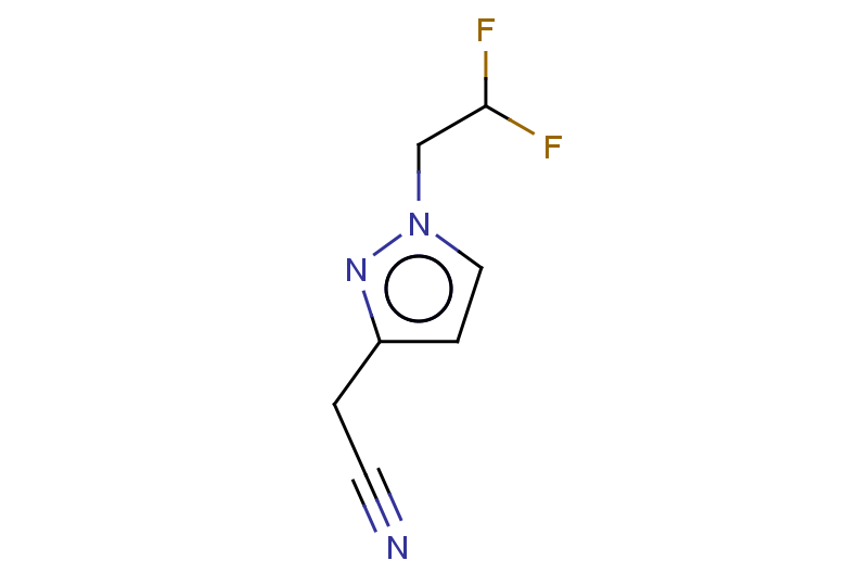 [1-(2,2-DIFLUOROETHYL)-1H-PYRAZOL-3-YL]ACETONITRILE