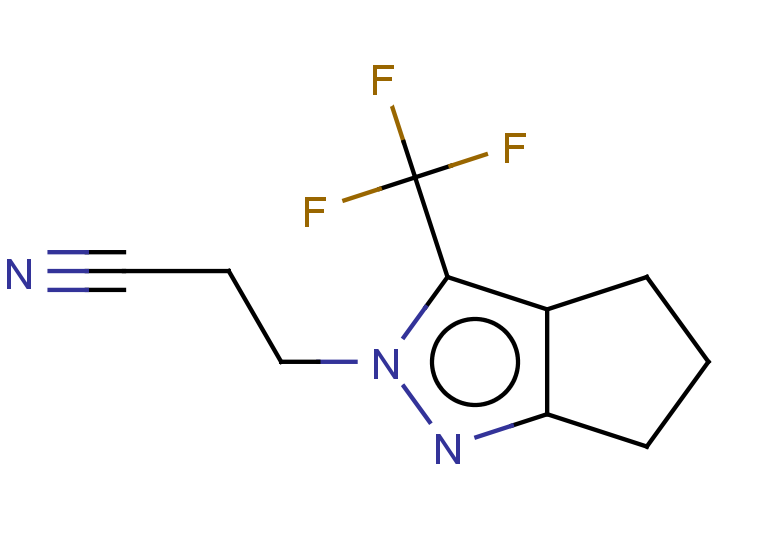 3-[3-(TRIFLUOROMETHYL)-5,6-DIHYDROCYCLOPENTA[C]PYRAZOL-2(4H)-YL]PROPANENI+
