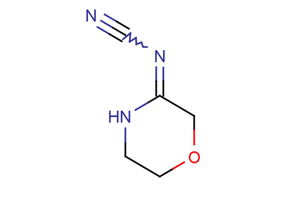 [(morpholin-3-ylidene)amino]formonitrile