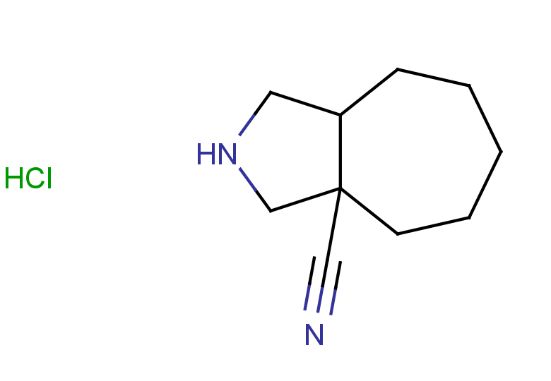 decahydrocyclohepta[c]pyrrole-3a-carbonitrile hydrochloride