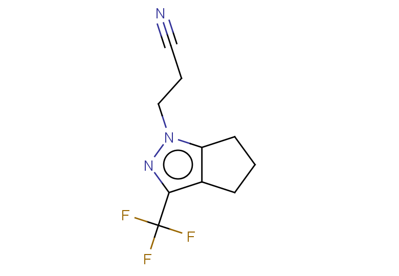 3-[3-(TRIFLUOROMETHYL)-5,6-DIHYDROCYCLOPENTA[C]PYRAZOL-1(4H)-YL]PROPANENI+