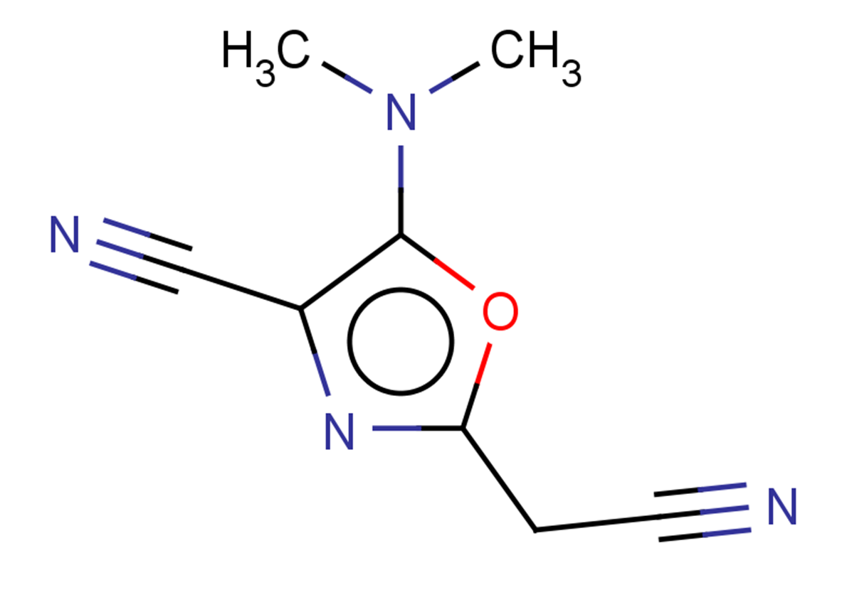 2-(cyanomethyl)-5-(dimethylamino)-1,3-oxazole-4-carbonitrile