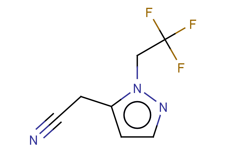 2-(1-(2,2,2-trifluoroethyl)-1H-pyrazol-5-yl)acetonitrile