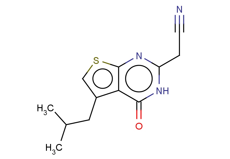 2-[5-(2-methylpropyl)-4-oxo-3H,4H-thieno[2,3-d]pyrimidin-2-yl]acetonitrile