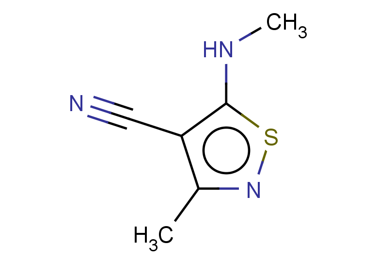3-methyl-5-(methylamino)-1,2-thiazole-4-carbonitrile