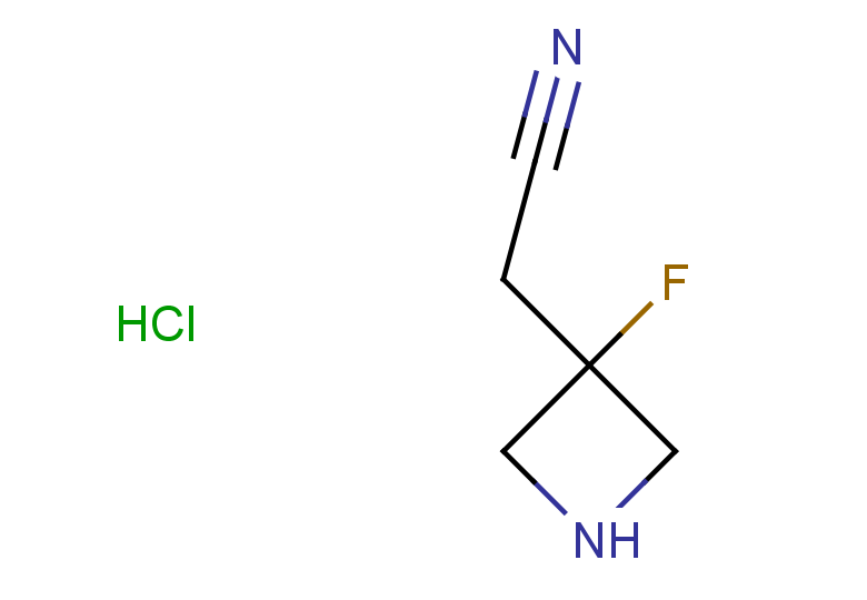 2-(3-fluoroazetidin-3-yl)acetonitrile hydrochloride