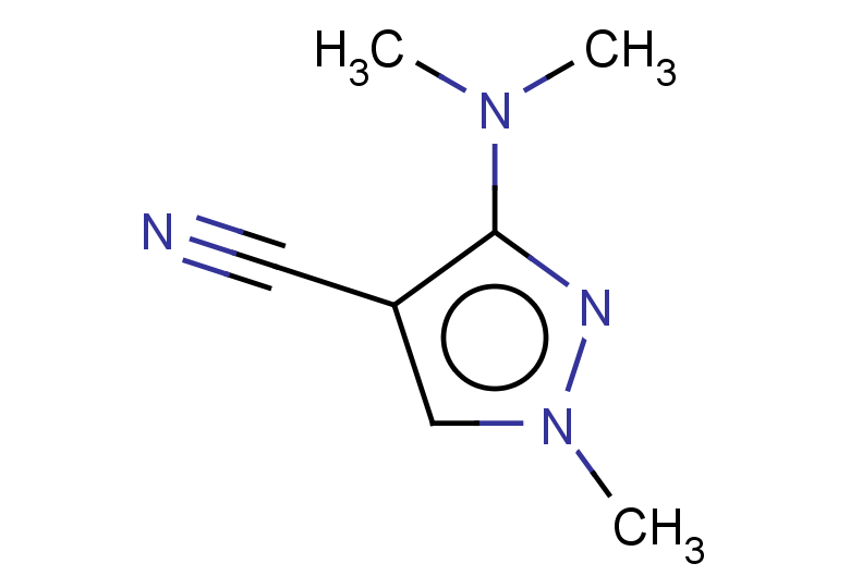 3-(dimethylamino)-1-methyl-1H-pyrazole-4-carbonitrile